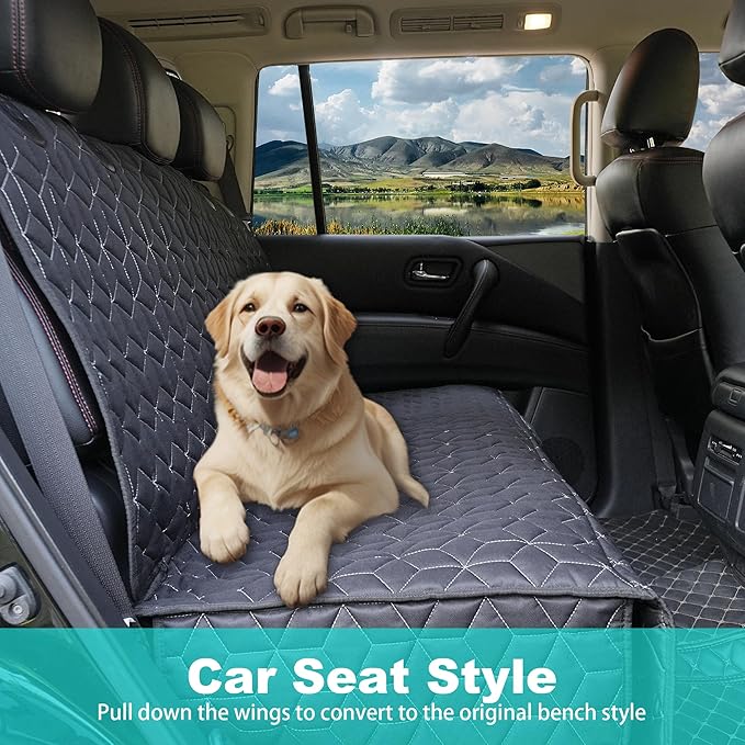 Dog Car Seat Covers for Back Seat Cover