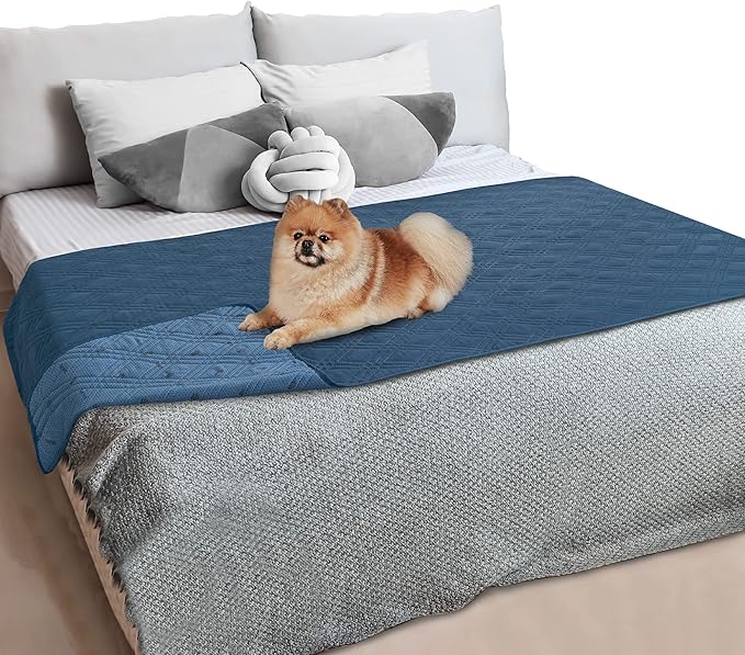 PetAmi Waterproof Couch Cover for Dogs 52x82 Blue