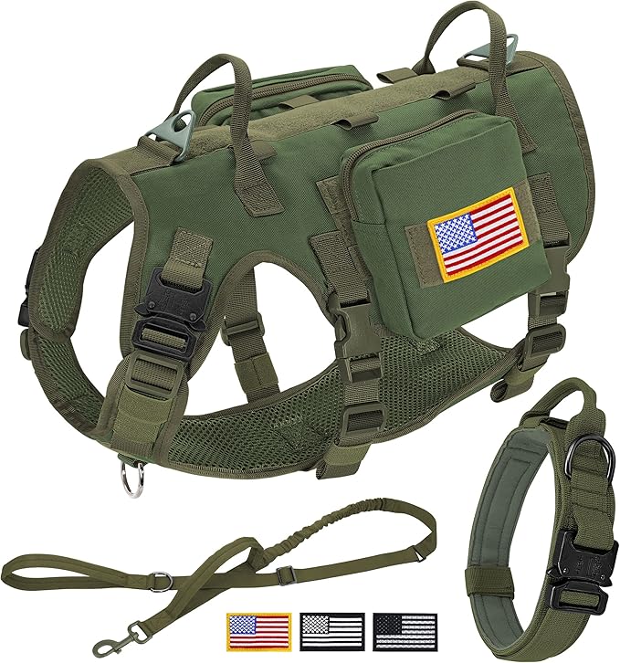 Forestpaw Tactical Dog Harness for Large Dogs