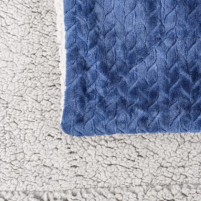 Fuzzy Blanket or Fluffy Blanket for Baby Girl or boy (40" x 48", MD-Dark