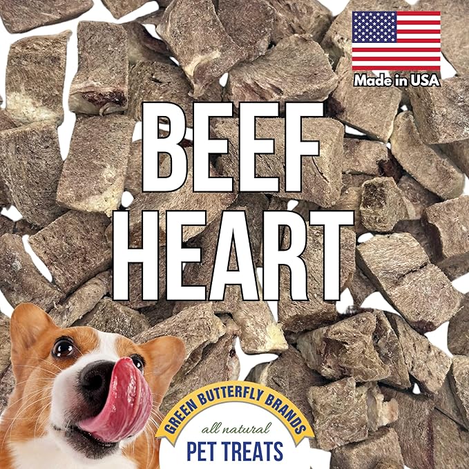 Freeze Dried Beef Heart Dog Treats Made In