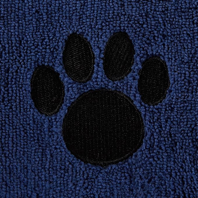 Bone Dry Pet Grooming Towel Collection Absorbent Microfiber X-Large 41x23.5", Embroidered