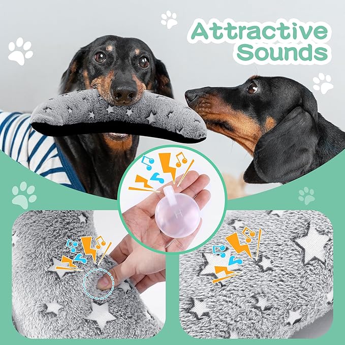 HOMBYS Chewproof Dog Pillow Glow in The Dark Dog Claming Pillow for Dog Anxiety Reduce