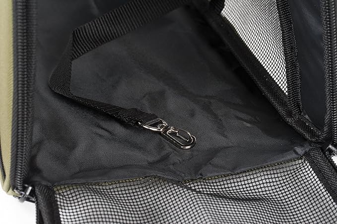 Soft-Sided Pet Carrier for Cat and Small Dog 600D Oxford 2 Mesh