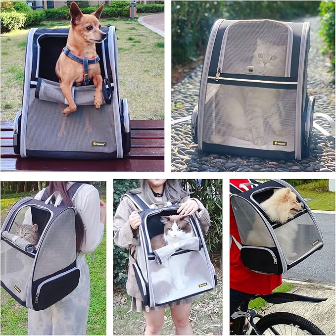 Texsens Innovative Traveler Bubble Backpack Pet Carriers