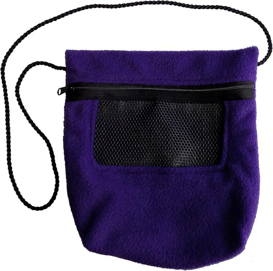 Bonding Carry Pouch for Sugar Gliders and other small pets (Purple)
