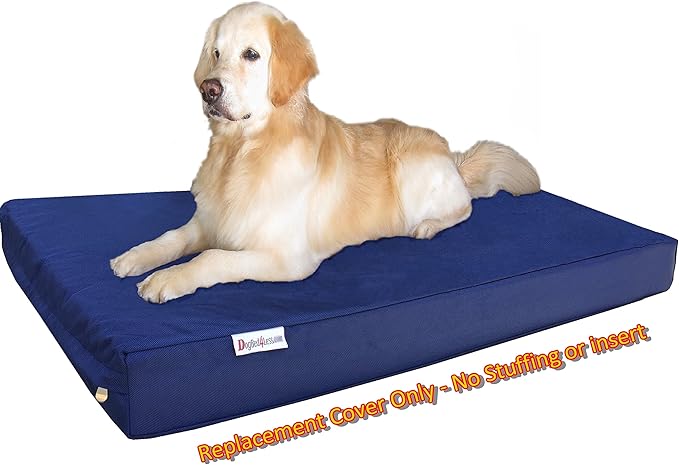 Dogbed4less Jumbo 1680 Nylon Heavy Duty Dog Pet Bed External Zipper Duvet Cover 55X47X4 Inches,