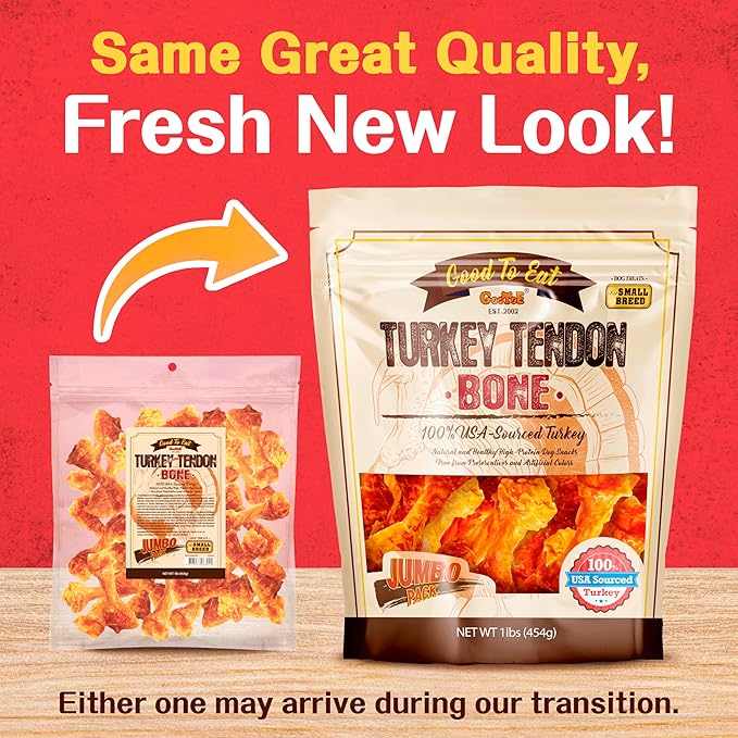 Gootoe Turkey Tendon Dog Treats – 100% USA-Sourced 1 lb 1)