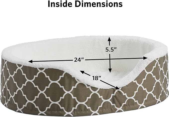 MidWest Homes for Pets Orthoperdic Egg-Crate Nesting Pet Bed w/ Teflon Fabric Protector