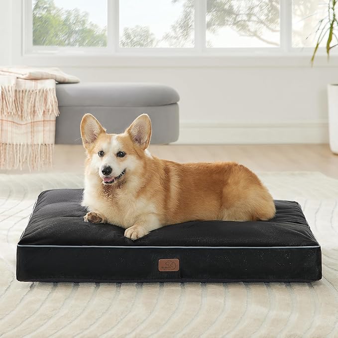 Bedsure Waterproof Large Dog Bed 4 inch 80lbs Large