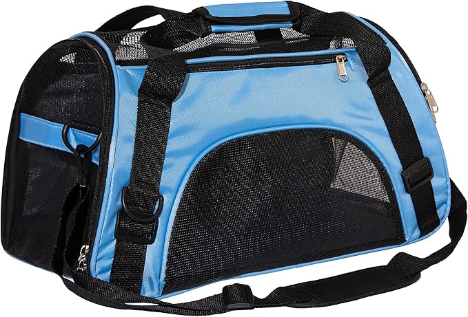 Pet Carrier Cat Cattier Soft-Sided Carriers for Cat Carriers Dog Carrier for Small Medium Cats Dogs Puppies Pet Carrier Airline Approved up to 15 Lbs Cat Dog Pet Travel Carrier (Medium