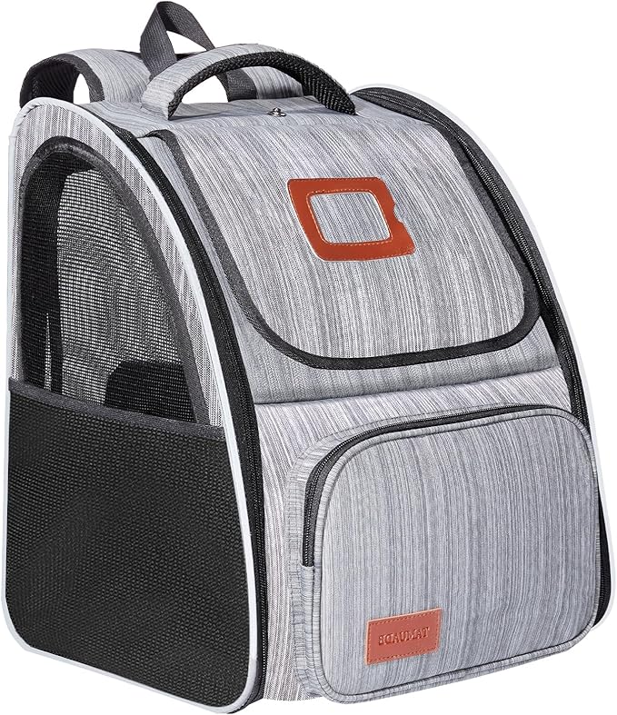 Cat Carrier Backpacks Expandable Cat Backpacks for Carrying Cats Up to 20 Lb