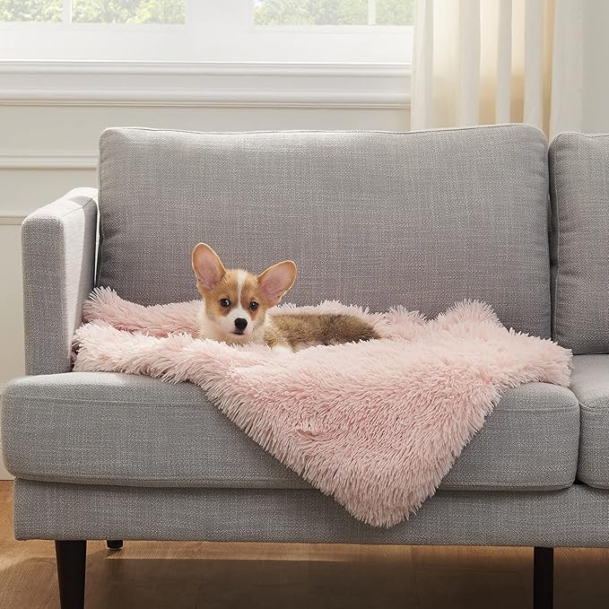 Best Friends by Sheri Calming Shag Fur Pet Throw Blanket 30"x40"