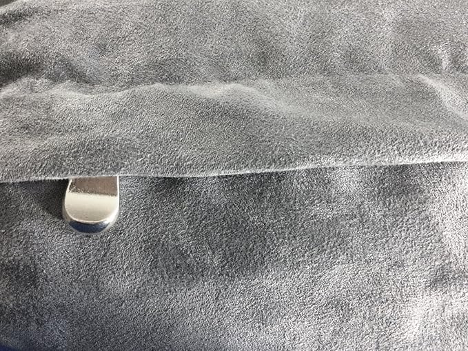 55''x47''x4'' Microsuede Gray Color Duvet Gusset Comfort Durable Zipper Dog Bed Case