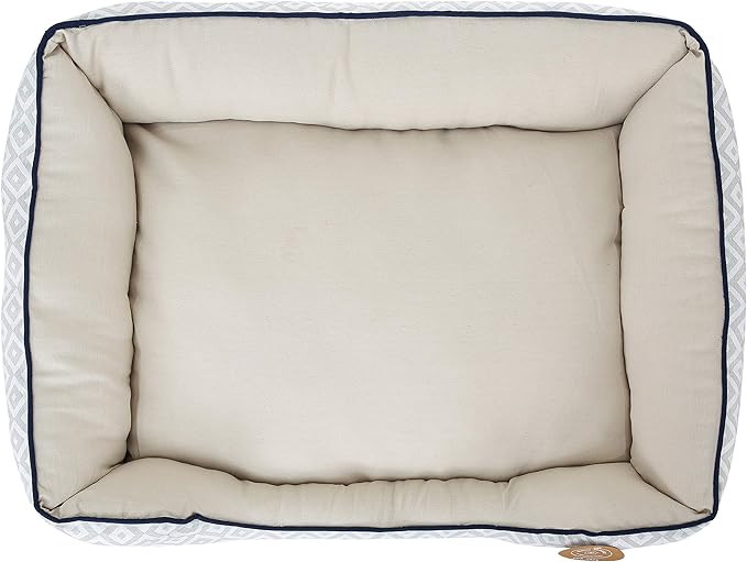 Now House for Pets by Jonathan Adler Grey Diamond Cuddler Dog Bed (FF16410)