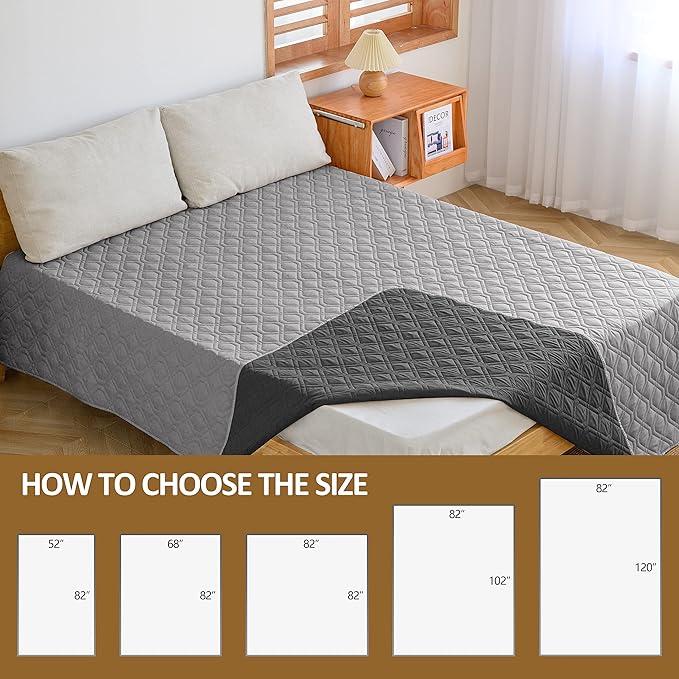 Waterproof Dog Bed Covers for Couch Protection Dog Pet Blanket Furniture Protector (82"X120"