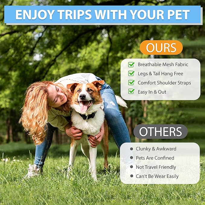 Medium Size Dog Carrying Backpack by Dogstuff