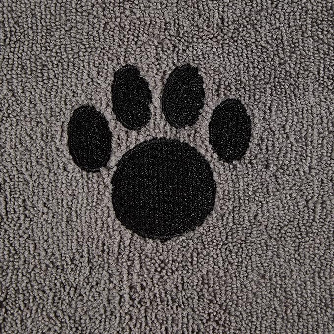 Bone Dry Pet Grooming Towel Collection Absorbent Microfiber X-Large 41x23.5", Embroidered
