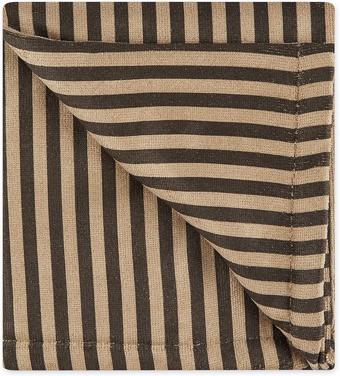 Bone Dry Pet Grooming Towel Collection Absorbent Microfiber X-Large 41x23.5", Striped
