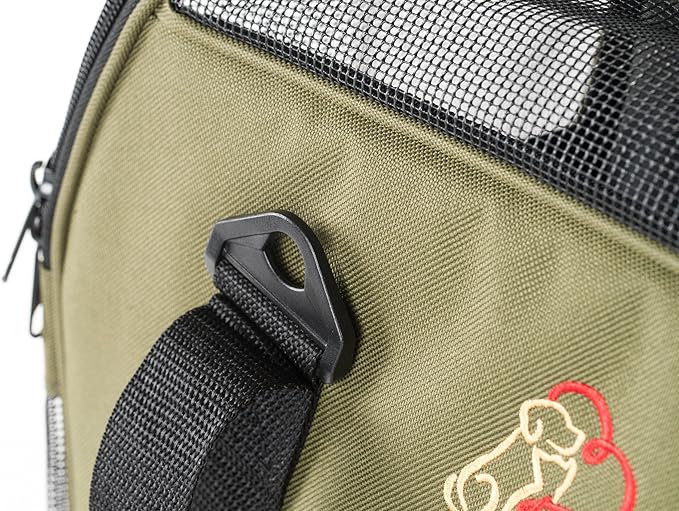 Soft-Sided Pet Carrier for Cat and Small Dog 600D Oxford 2 Mesh