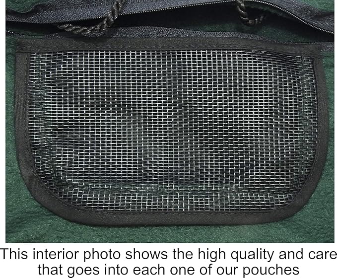 Bonding Carry Pouch for Sugar Gliders and Other Small Pets (Green)