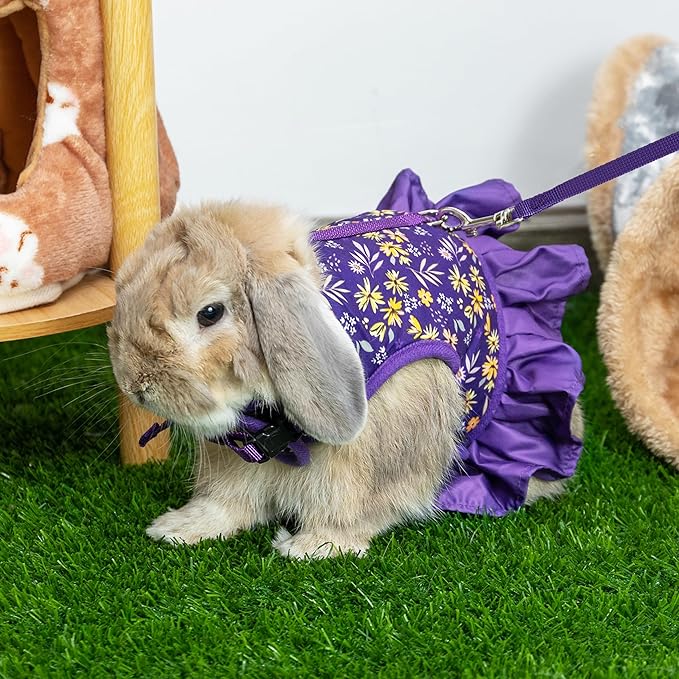 Rabbit Harness and Leash for Walking Escape Proof