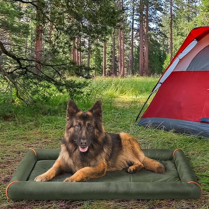 Friends Forever Bolster Dog Crate Mat 36 Inch