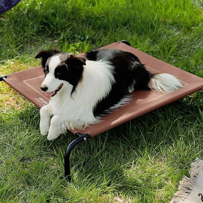 Bedsure Elevated Raised Cooling Cots Bed for Large Dogs 49 inches