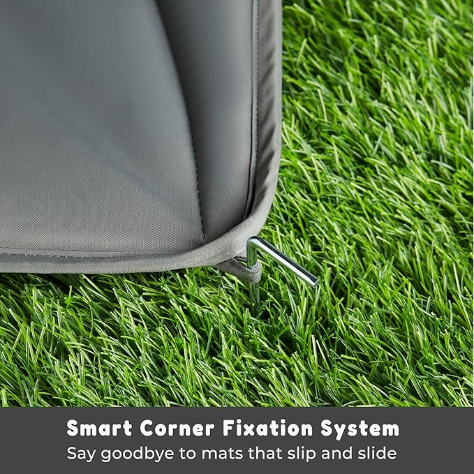 Allisandro Nylon Outdoor Dog Bed Trail Pup Travel Mat w/Stuff Sack 40 x 29.5 Inches