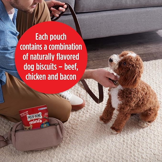 Milk-Bone Mini's Flavor Snacks Dog Treats 2.5 Ounce 20), Perfect
