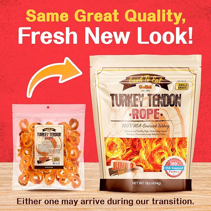Gootoe Turkey Tendon Dog Treats – 100% USA-Sourced 1 lb 1)