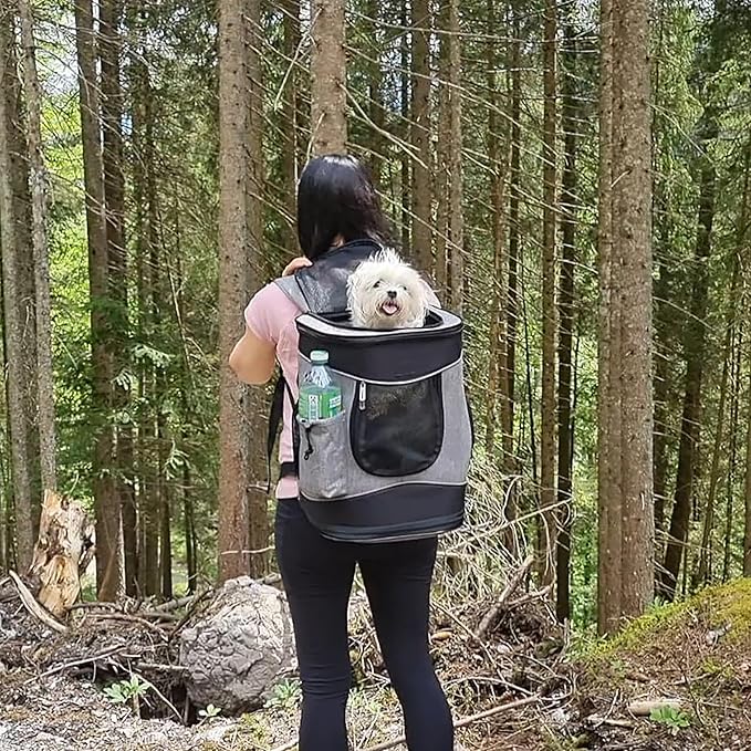 Kritter Planet Pet Carrier Backpack for Dogs and Cats 2 Mesh