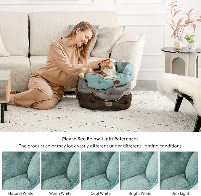 Bedsure Dog Beds for Small Dogs 20 Inches,