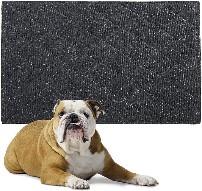 HOMBYS Chew Proof Dog Crate Pad Mat 18"x29" Indestructible