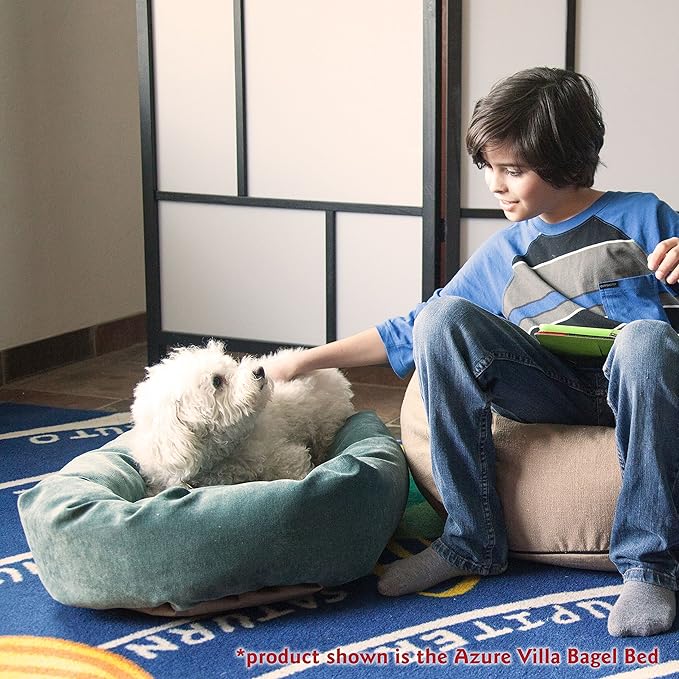 Majestic Pet Storm 24" Micro Velvet Dog Bed 24x19x7 (inch)