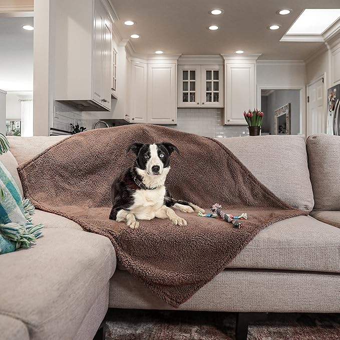 rocket & rex Small Waterproof Dog Blankets for Dogs and Cats