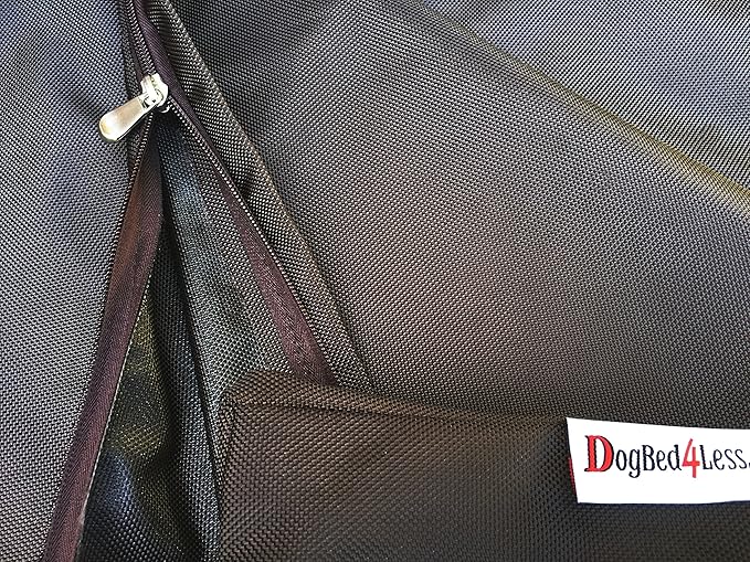 Dogbed4less XL 1680 Ballistic Heavy Duty Dog Pet Bed External Zipper Duvet Cover 47X29X4 Inches,