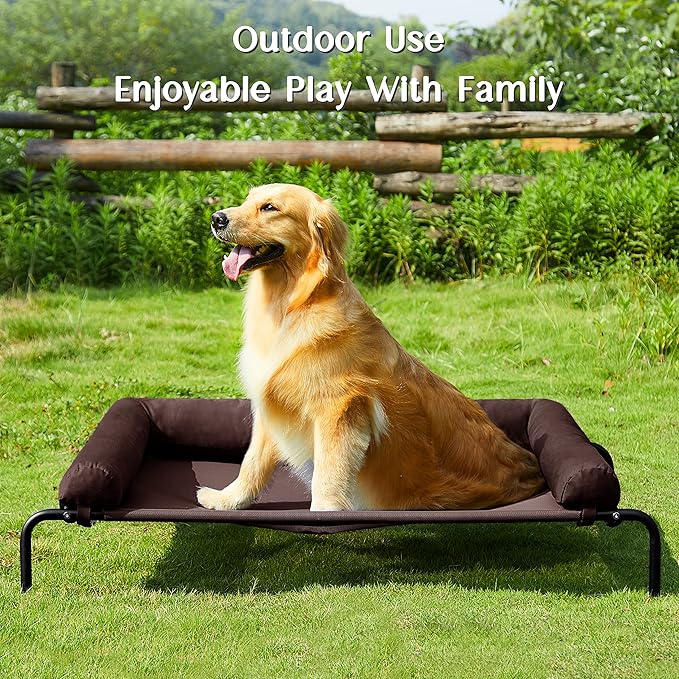 WESTERN HOME WH Elevated Outdoor Dog Bed Cot 48.25 inches