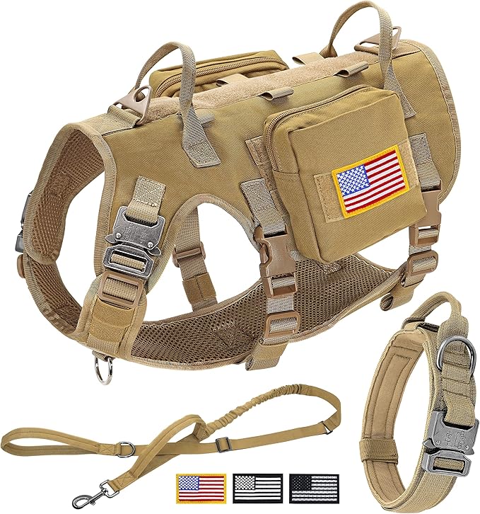 Forestpaw Tactical Dog Harness for Large Dogs