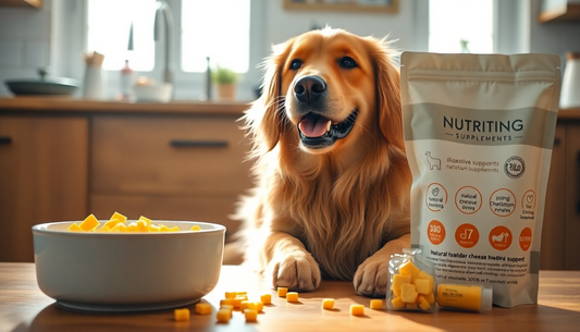 Happy dog eating a healthy, vet-approved treat from the best dog treats of 2025.