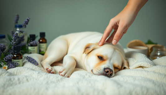 Natural remedies to calm pet anxiety and relieve stress.
