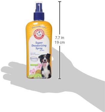 Arm & Hammer for Pets Super Deodorizing Spray for Dogs | Best Odor Eliminating Spray for All Dogs & Puppies | Fresh Kiwi Blossom Scent That Smells Great, 8 Ounces