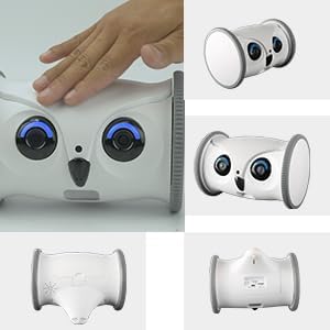 SKYMEE Owl Robot: 1080P Full HD Pet Camera with Treat Dispenser, Interactive Toy for Dogs and Cats, Full House Mobile Monitoring via App,2 Way Talk,No Monthly Fee