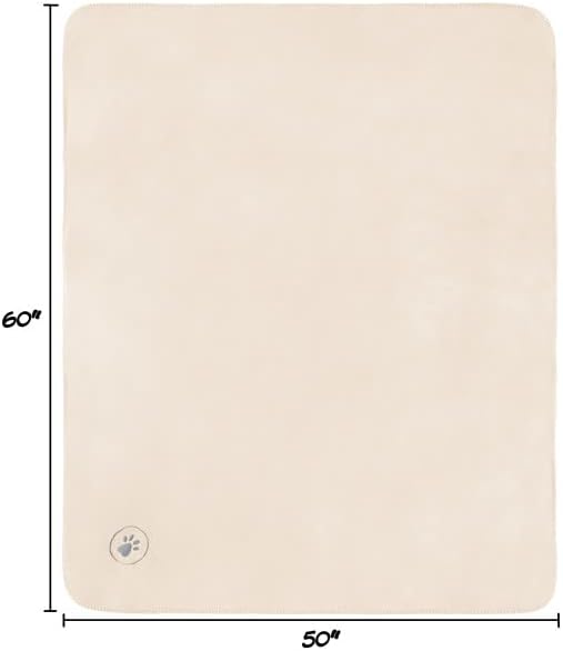 PETMAKER Waterproof Pet Blanket 50x60-Inch Reversible