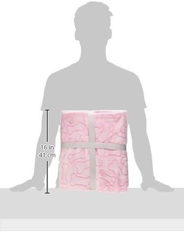 Bone Dry Embossed Bone Print Pet Blanket 36x48"