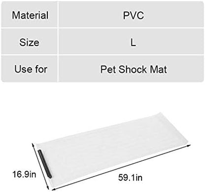 La La Pet® Pet Shock Mat Indoor Pet Repeller Furniture Training Mat Pet Safe Mat Pet Electronic Training Pad for Dogs and Cats(L 59.1 x 16.9)