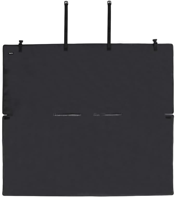 Amazon Basics Waterproof Car Back Bench Seat Cover Protector for Pets 56 x 47, Black