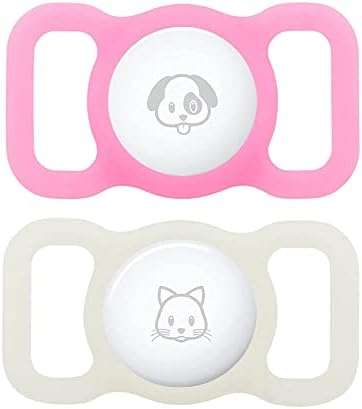 Air Tags-2 Pack Airtag Dog Collar Holder SWINCHO 1-3cm Width