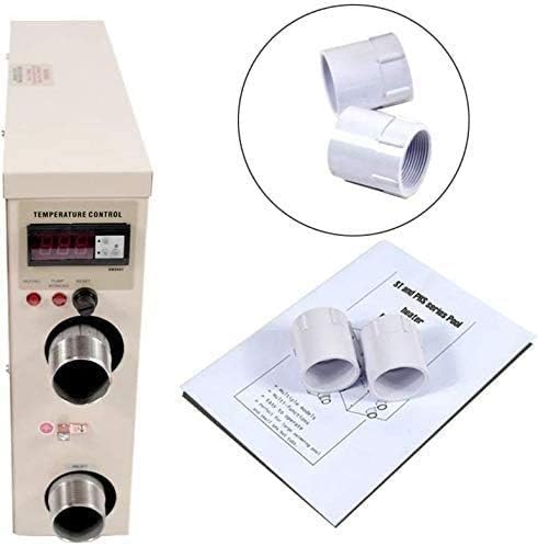 Swimming Pool Heat Pump 5000gallons, Max 40000BTU/hr, Heat Exchanger,240V/60Hz No