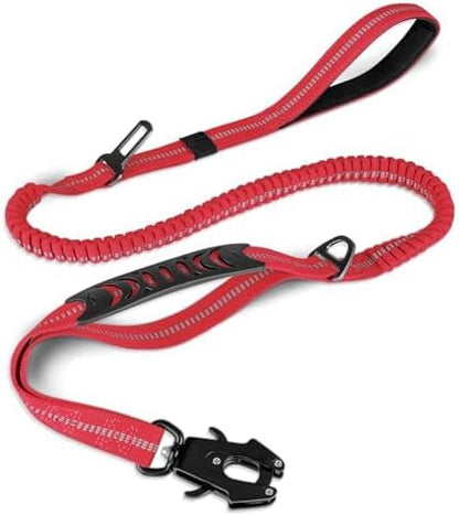 Joytale Tactical Dog Leash Heavy Duty 4-6FT Shock 2 Padded